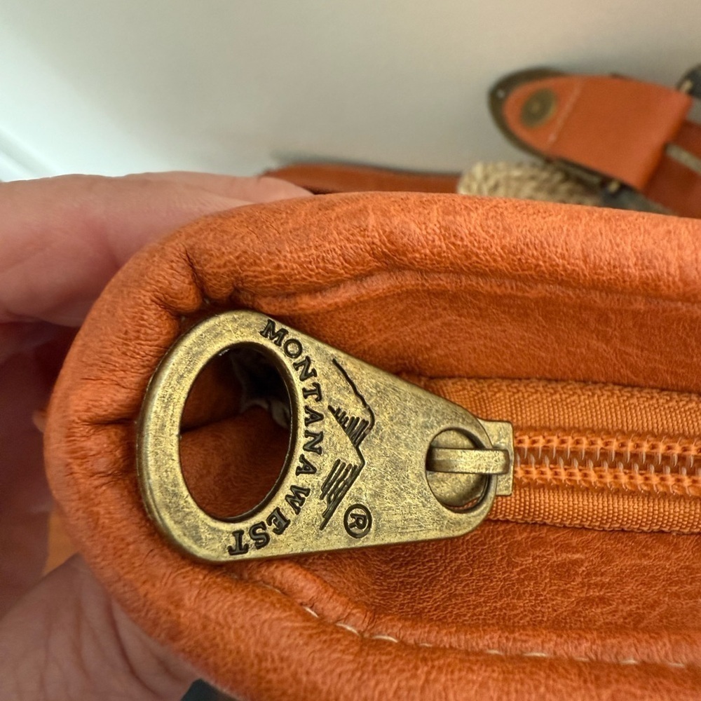 Montana West Orange Saddle Bag Western Studded Swiftie Orange Era Concert - Picture 5 of 13